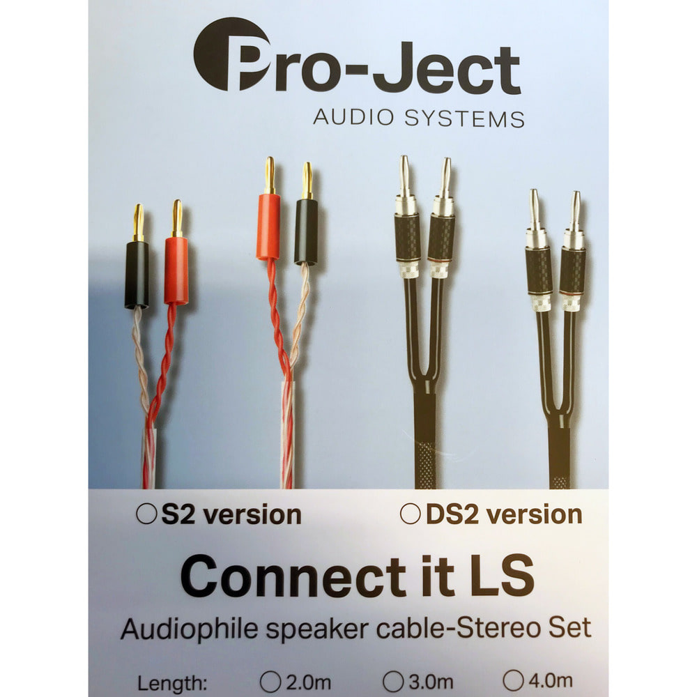 Project Audio(프로젝트오디오) Connect It LS S2 (2.0M) 스피커케이블