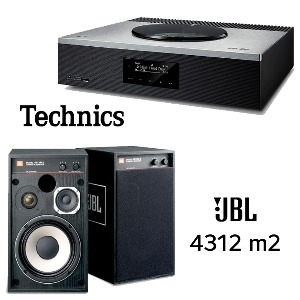 [이벤트] [삼성전자 수입 정품] JBL 4312MⅡ BK (4312m2) + 테크닉스(Technics) SA-C600 네트워크 CD리시버 올인원 (실버)